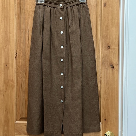 Cynthia Howie for Maggie boutique two piece linen skirt set - Picture 4 of 5